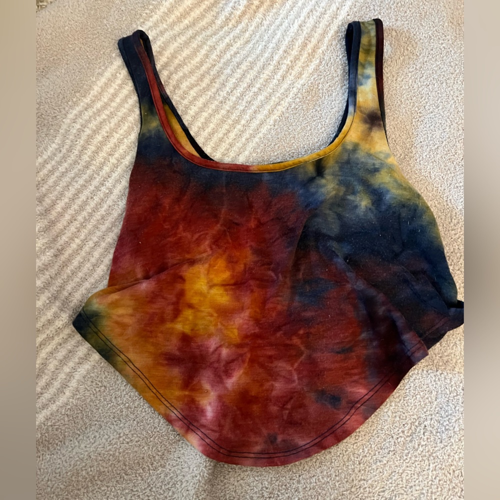 The dye crop top